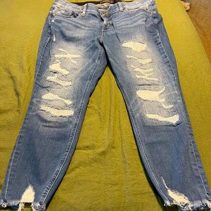 Torrid bombshell skinny, premium wash, 16xs, like new condition.